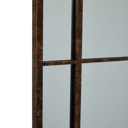 Rust Effect Large Arched Window Mirror - Luxury Furniture: Premium Home Furnishings by Designer Brand, Modern Curated Collection.