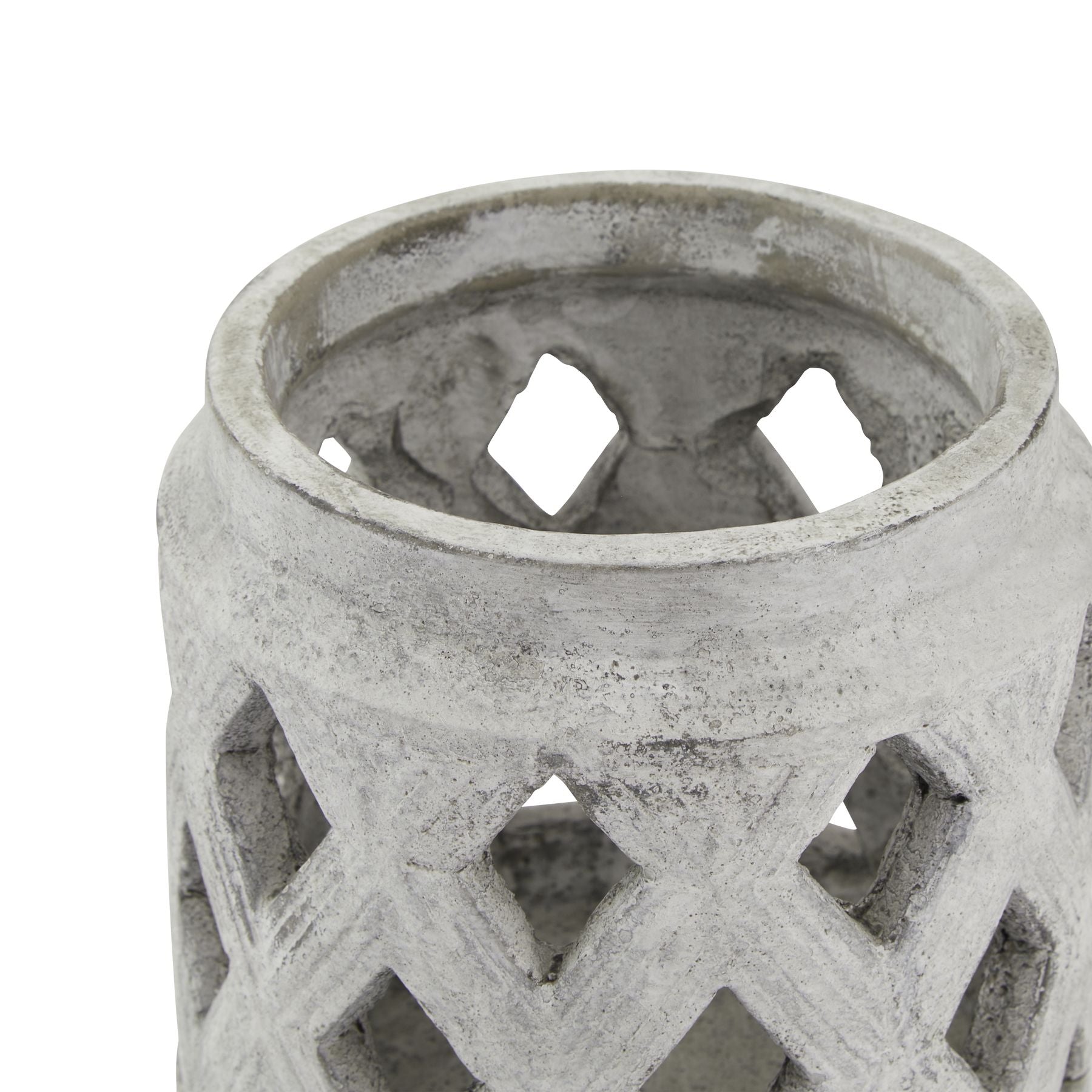 Athena Stone Lattice Lantern – Luxury Furniture, Designer modern piece creating enchanting light, curated for premium home settings.