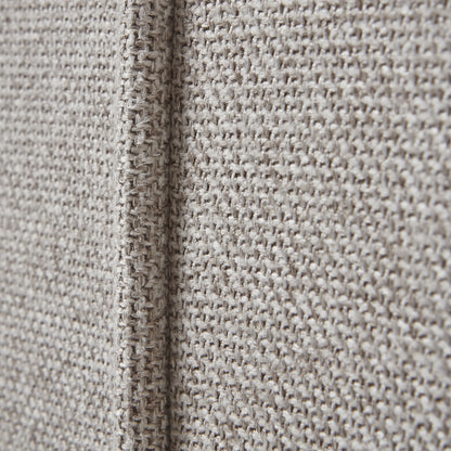 Close-up of oatmeal twill fabric texture on Lily Swivel Chair, highlighting luxury and modern design in premium home furnishings.
