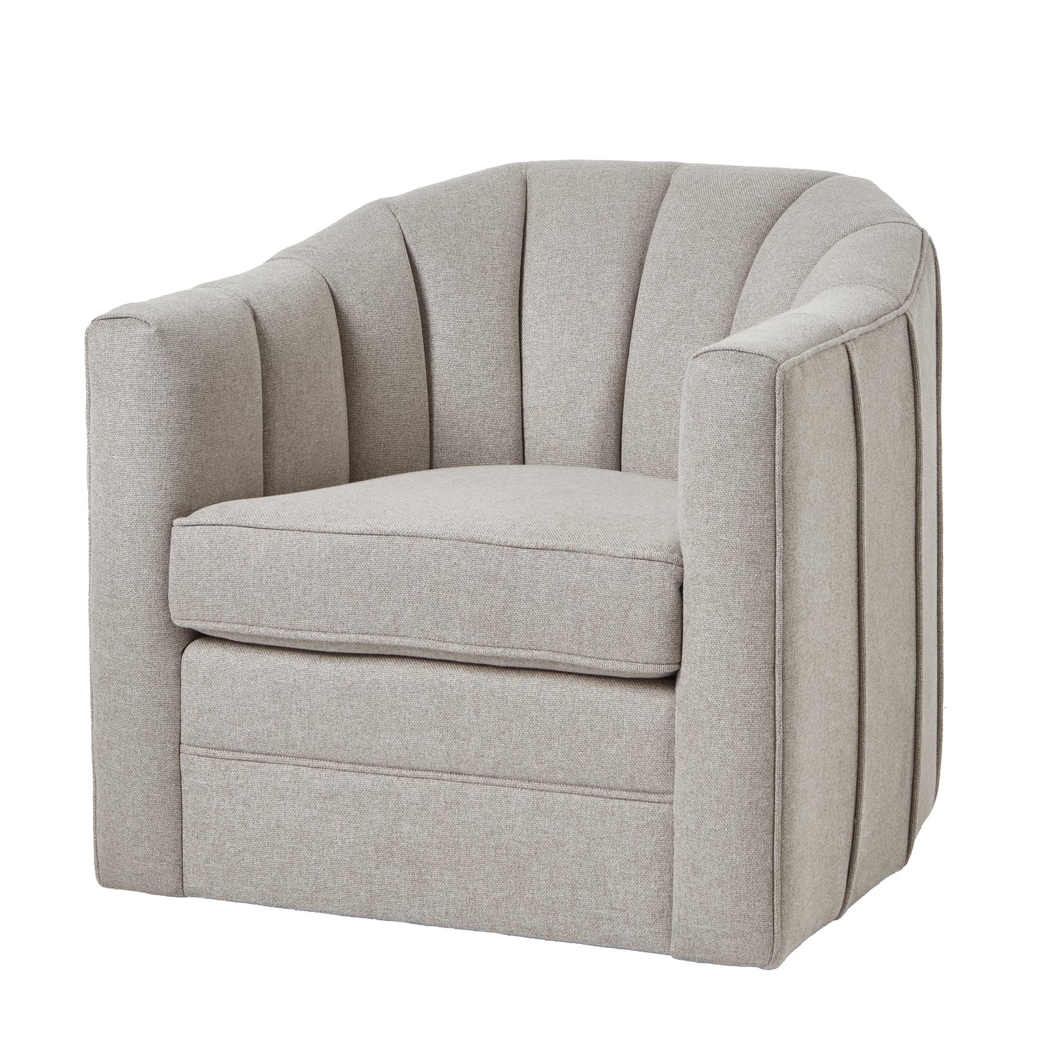 Lily Swivel Chair in Oatmeal Twill - Luxury Designer Furniture, Modern Style, Premium Home Decor, Curated Furniture Collection