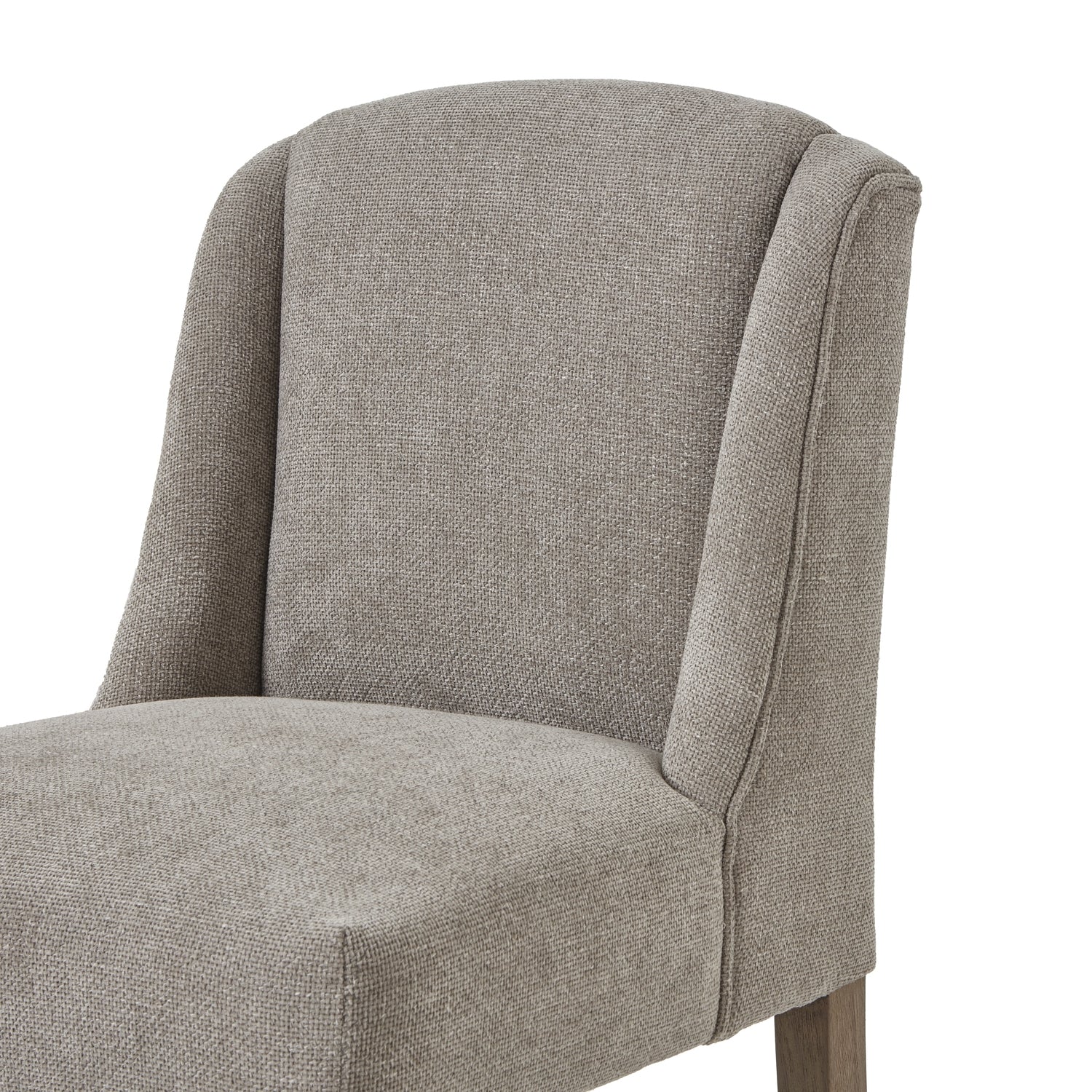Crompton Woven Taupe Dining Chair – Luxury Modern Designer Furniture for Elegant Home Decor