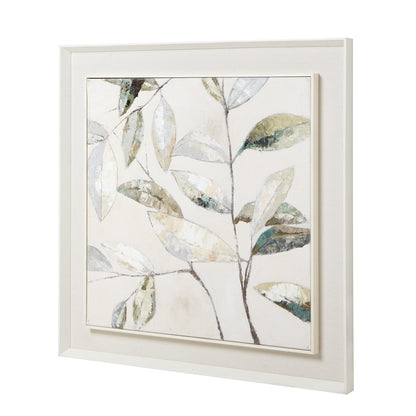 Dolce Dapple Leaf Framed Painting on Canvas – Luxury Furniture for Modern Home Decor