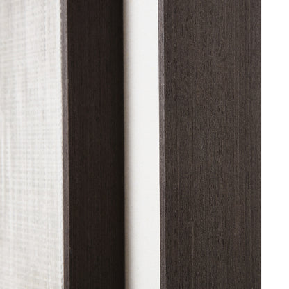 Extra Large Moderno Painting on Linen in Elegant Dark Frame - Luxury Designer Furniture for Premium Home Decor