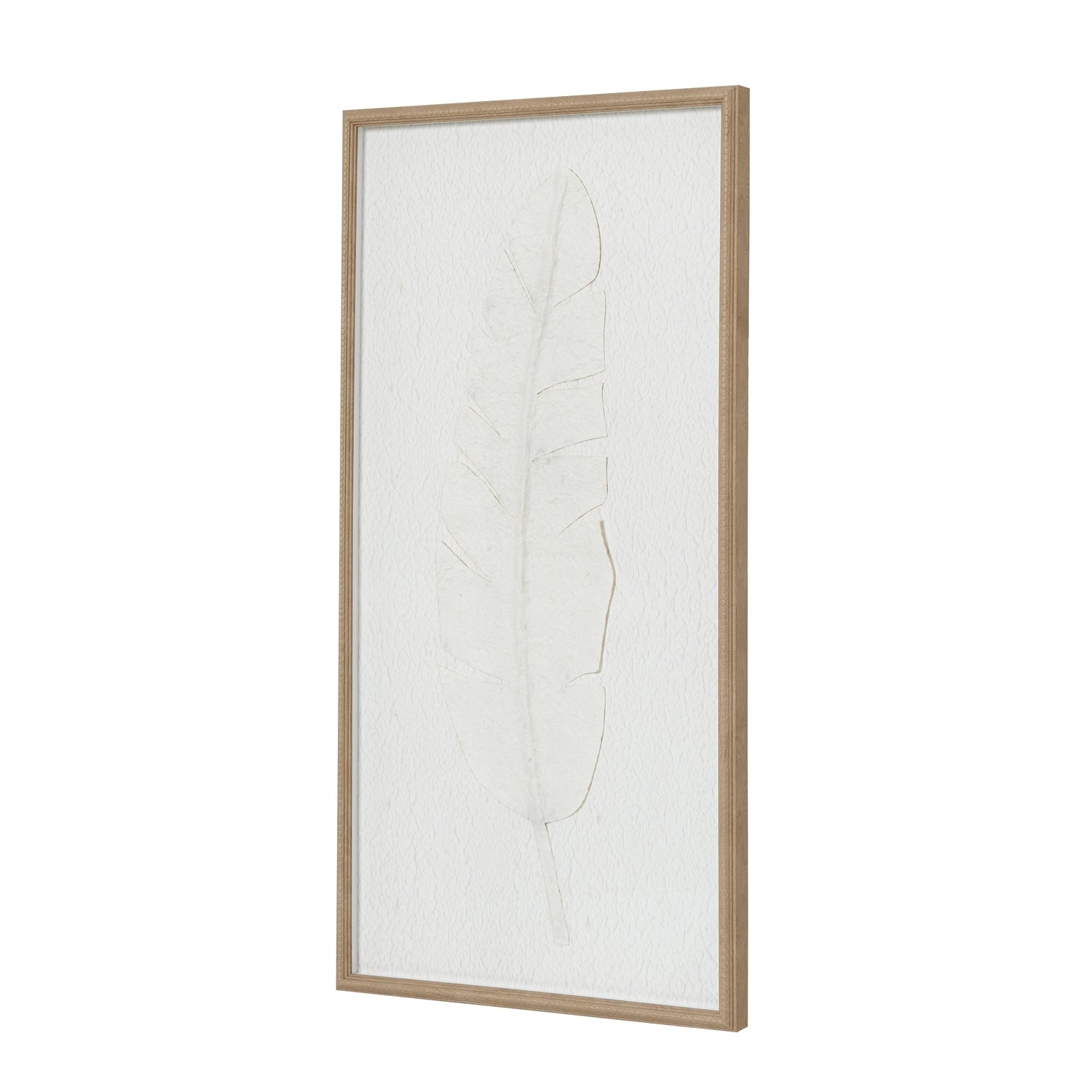 Large Quill White Feather Art in Beaded Frame - Luxury Designer Furniture for Premium Modern Home Decor