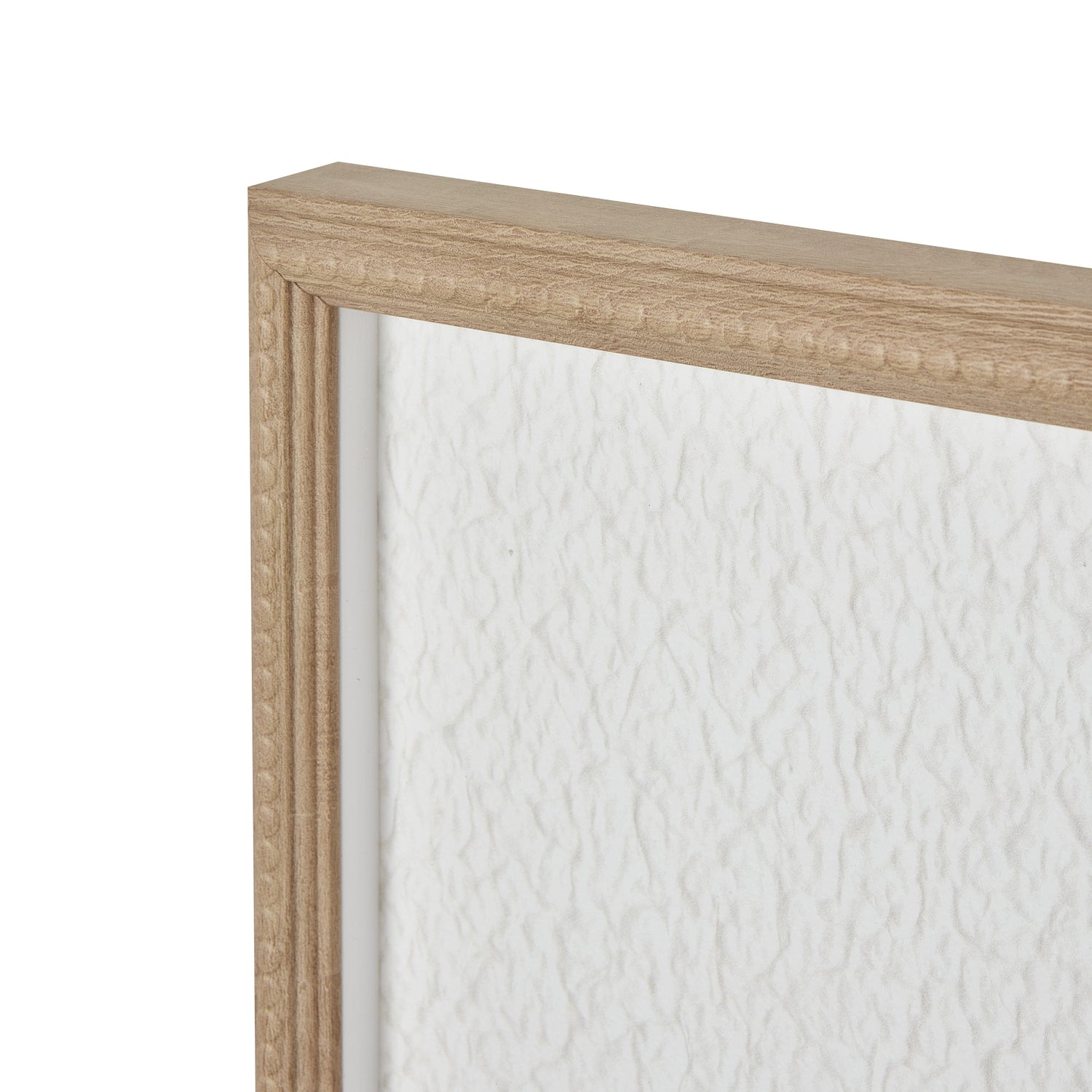 Large Quill White Feather Art in Beaded Frame - Luxury Designer Furniture for Modern Home Decor