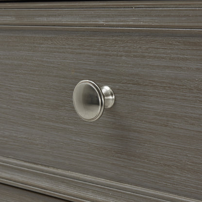 Close-up of The Serene Collection Two Over Two Chest knob, showcasing luxury and designer craftsmanship in modern furniture.