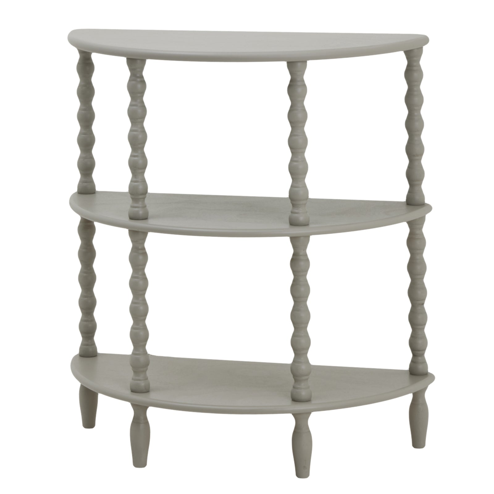 Camden Collection Half Moon 3 Tier Table - Luxury Modern Furniture, Designer Accent Piece for Premium Home Decor