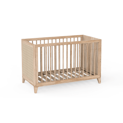 NAMI BOIS Evolutive Bed 60X120 - Natural Rattan image 4