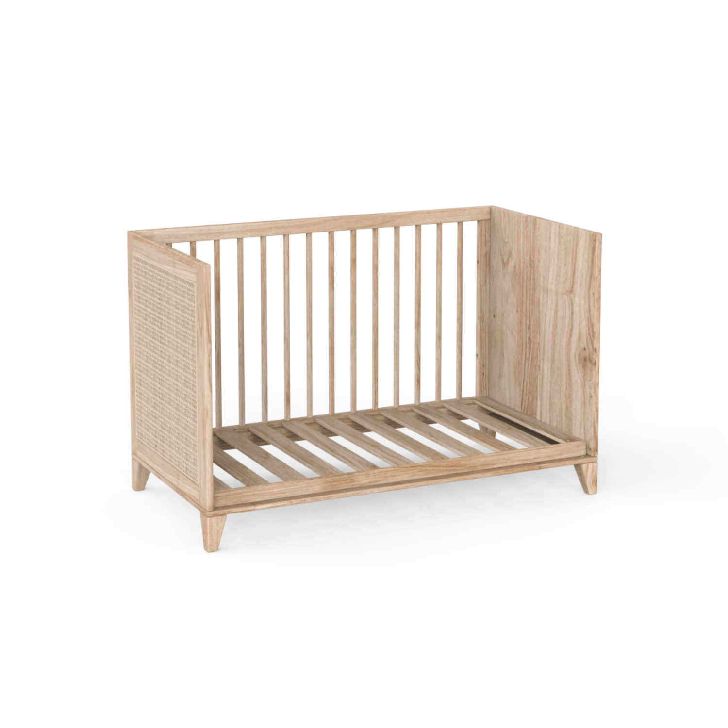 NAMI BOIS Evolutive Bed 60X120 - Natural Rattan image 6