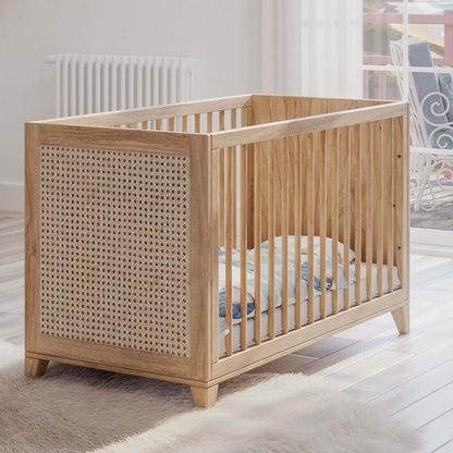 NAMI BOIS Evolutive Bed 60X120 - Natural Rattan image 2