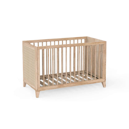 NAMI BOIS Evolutive Bed 60X120 - Natural Rattan image 1