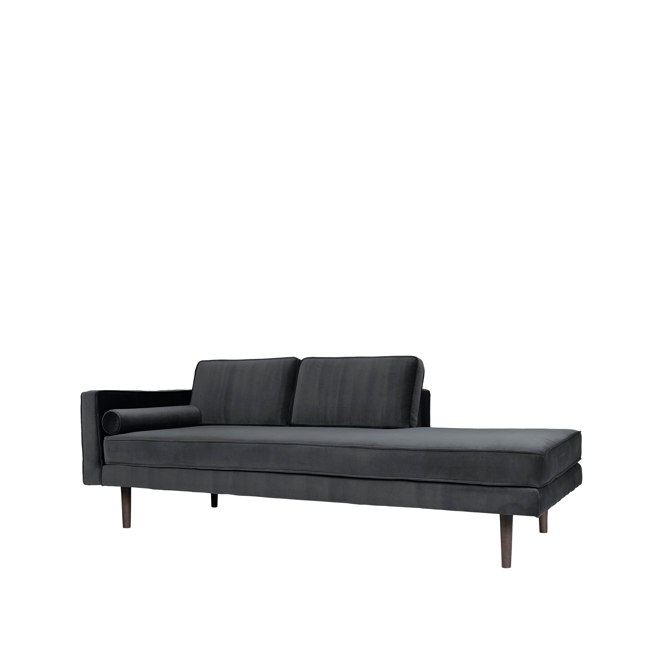 Wind Chaise Longue Left Sided – Luxury designer furniture in Magnet grey for modern premium home decor.