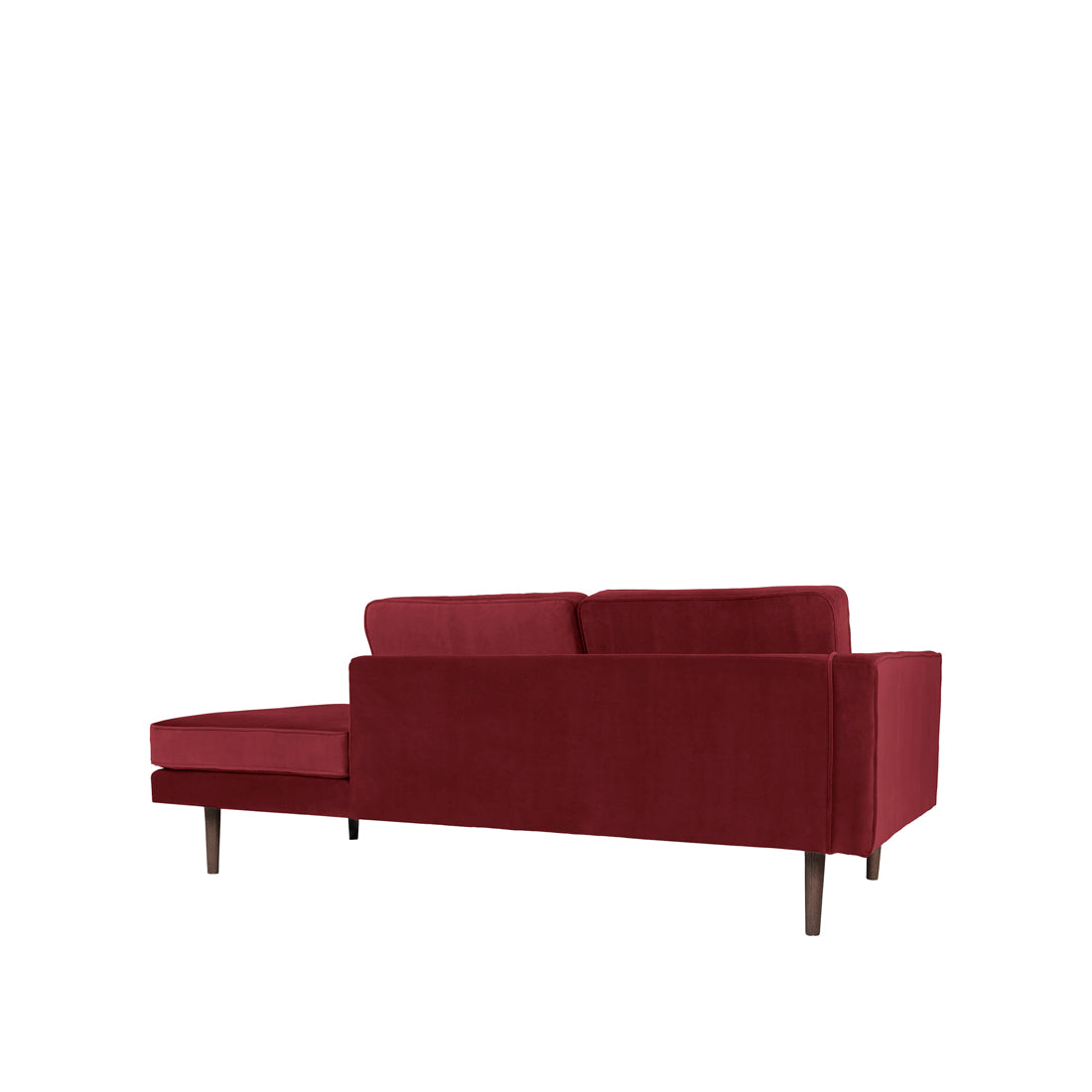 Wind Chaise Longue Left Sided in Wild Ginger fabric, embodying luxury and designer style for modern, high-end interiors.