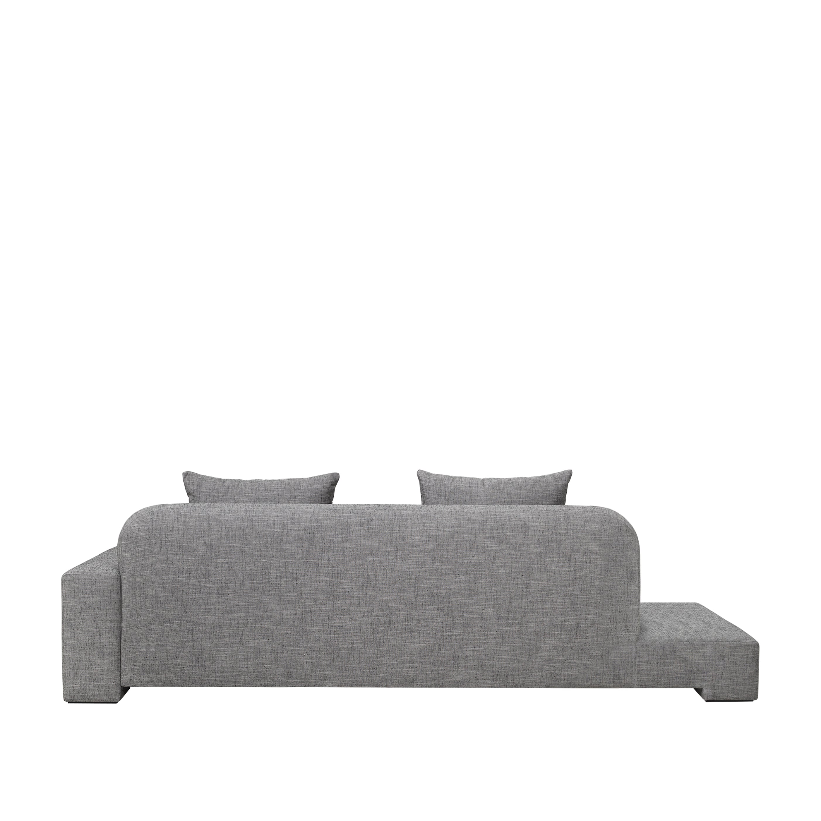 Bay Chaise Longue Right Sided in Anthracite Melange – Luxury Designer Furniture for Modern Home Decor, Curated Collection