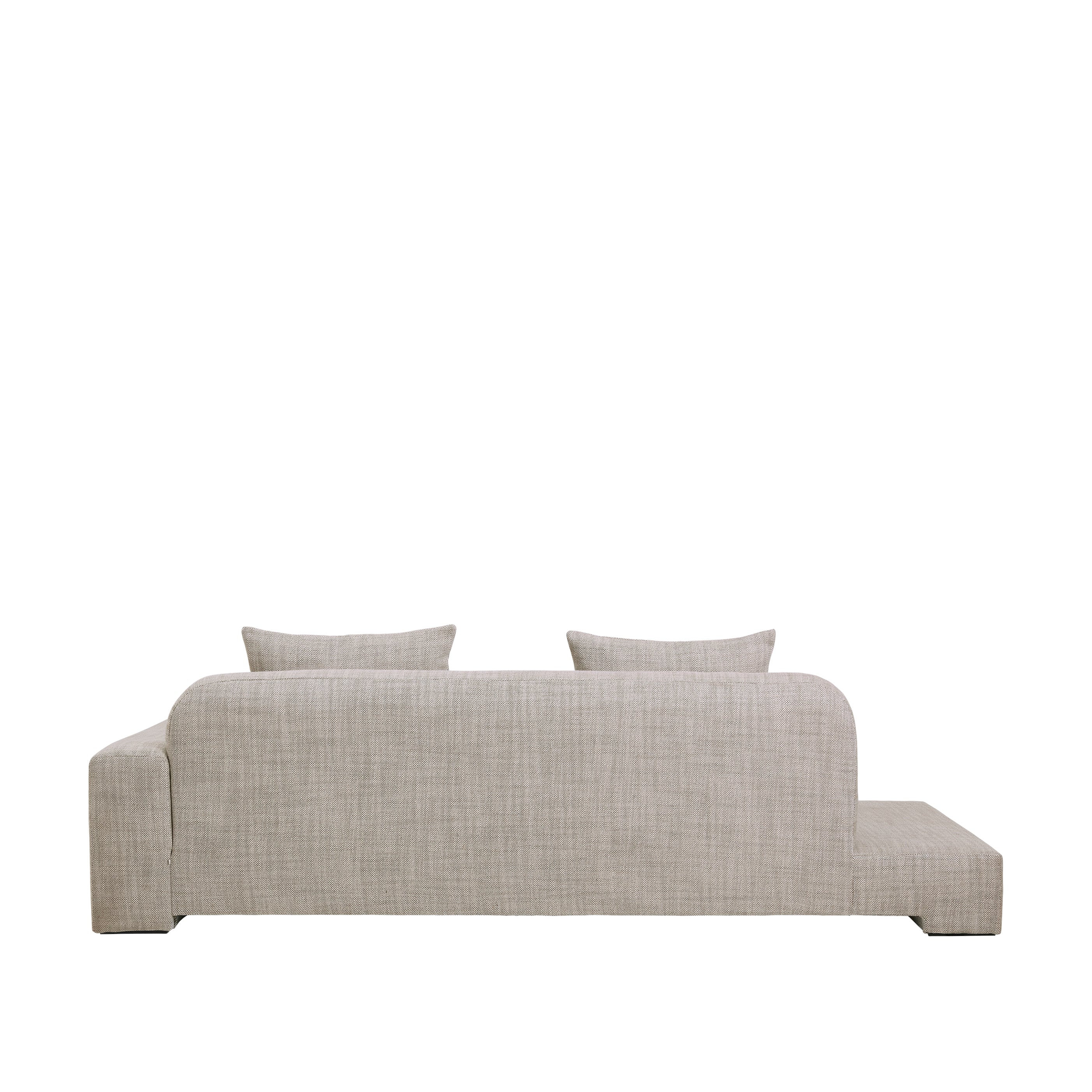 Bay Chaise Longue Right Sided – Luxury and Designer Furniture by [Vendor], modern beige melange for premium home decor.