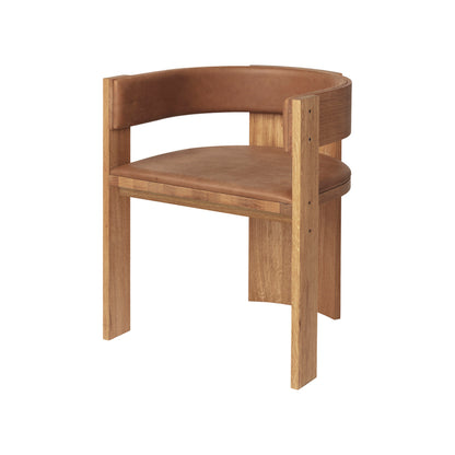 Collector Dining Chair – Luxury Leather Upholstery, Designer Furniture, Modern Oak/Walnut, Premium Home Furnishings.