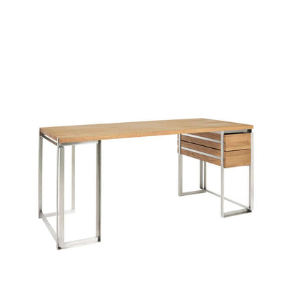Outline Desk – Luxury and Designer Furniture by [Vendor]. Premium modern design with stainless steel and oak for high-end home decor.