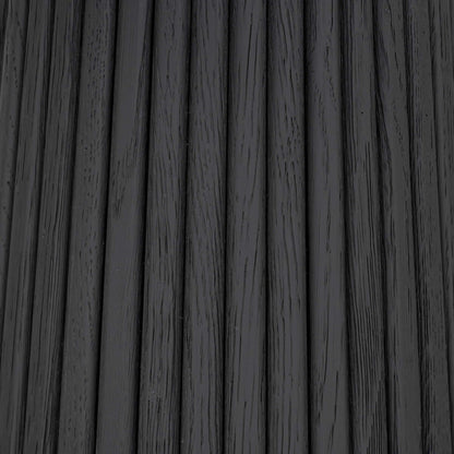 Leckford Ribbed Occasional Table | Black Oak