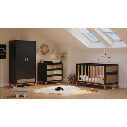 Nami Wardrobe Rattan - Onyx image 5