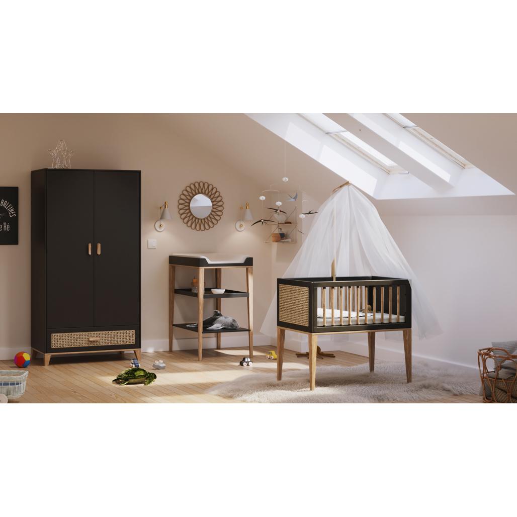 Nami Wardrobe Rattan - Onyx image 4