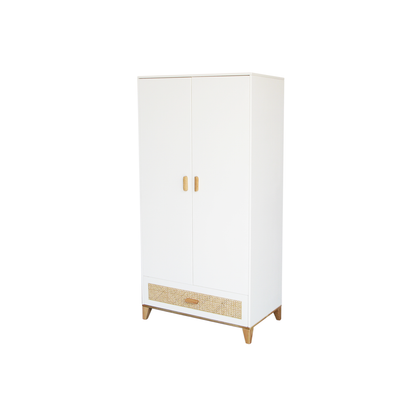 Nami Wardrobe Rattan - Neige image 1