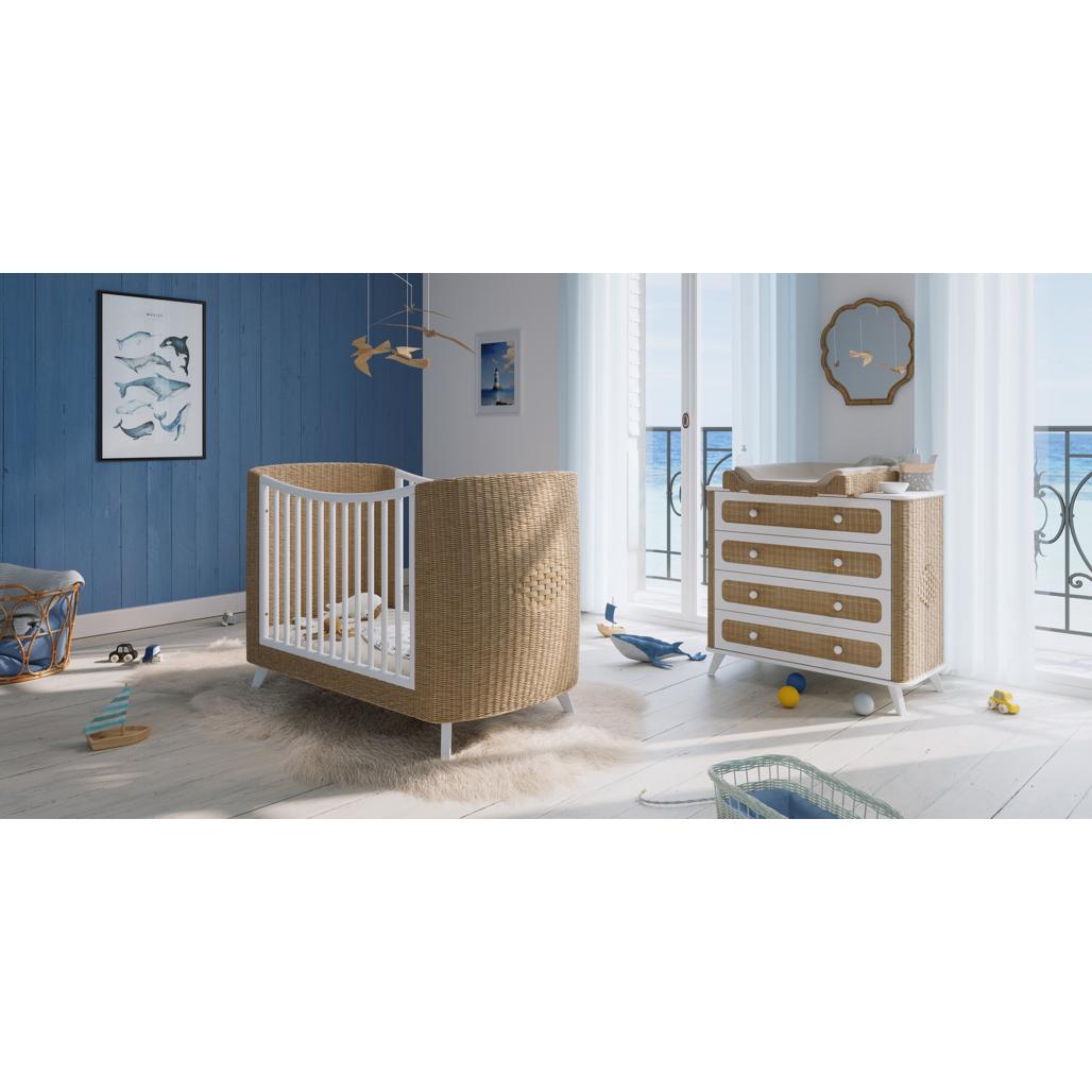 Coquillage Evolutive Bed 70 x 140 - Neige image 12