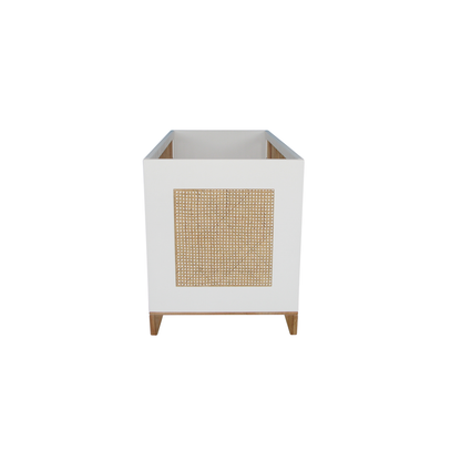 Nami Evolutive Bed Rattan 60 x 120 - Neige image 9