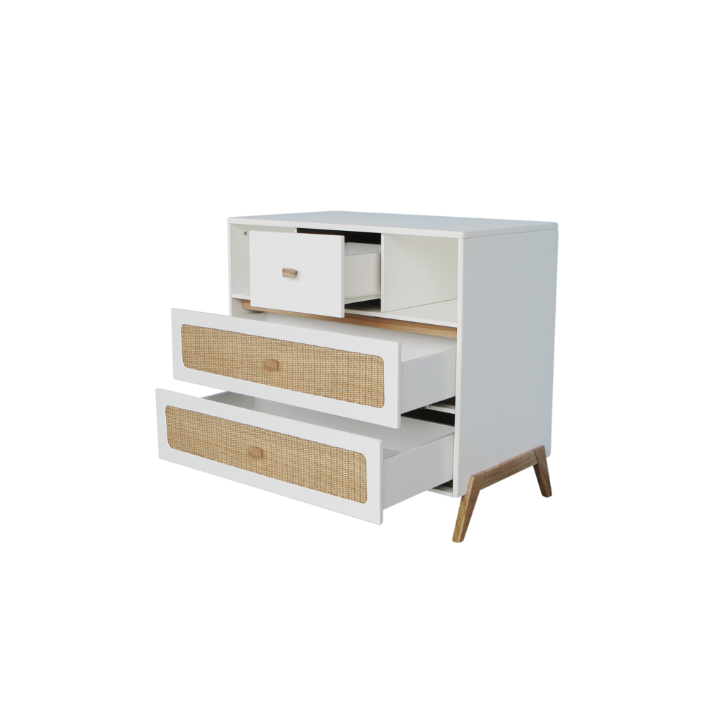 Marelia Chest of Drawer Rattan - Neige image 3