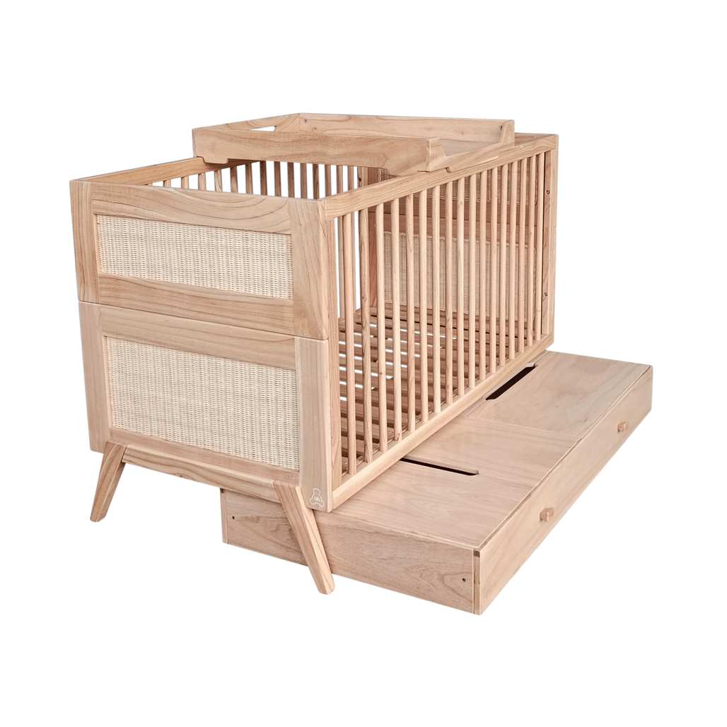 MARELIA BOIS Evolutive Bed 70X140 - Natural image 8