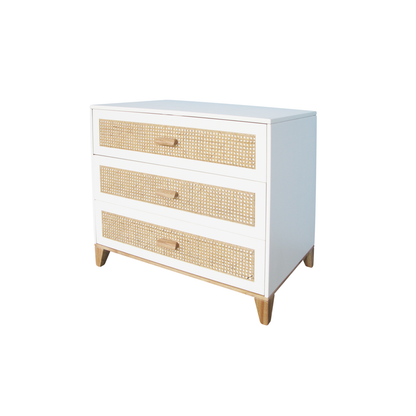 Nami Rattan Chest of Drawer - Neige image 3