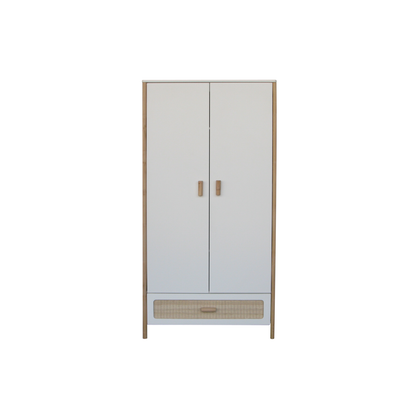 Oceania Wardrobe Rattan Cannes - Neige image 4