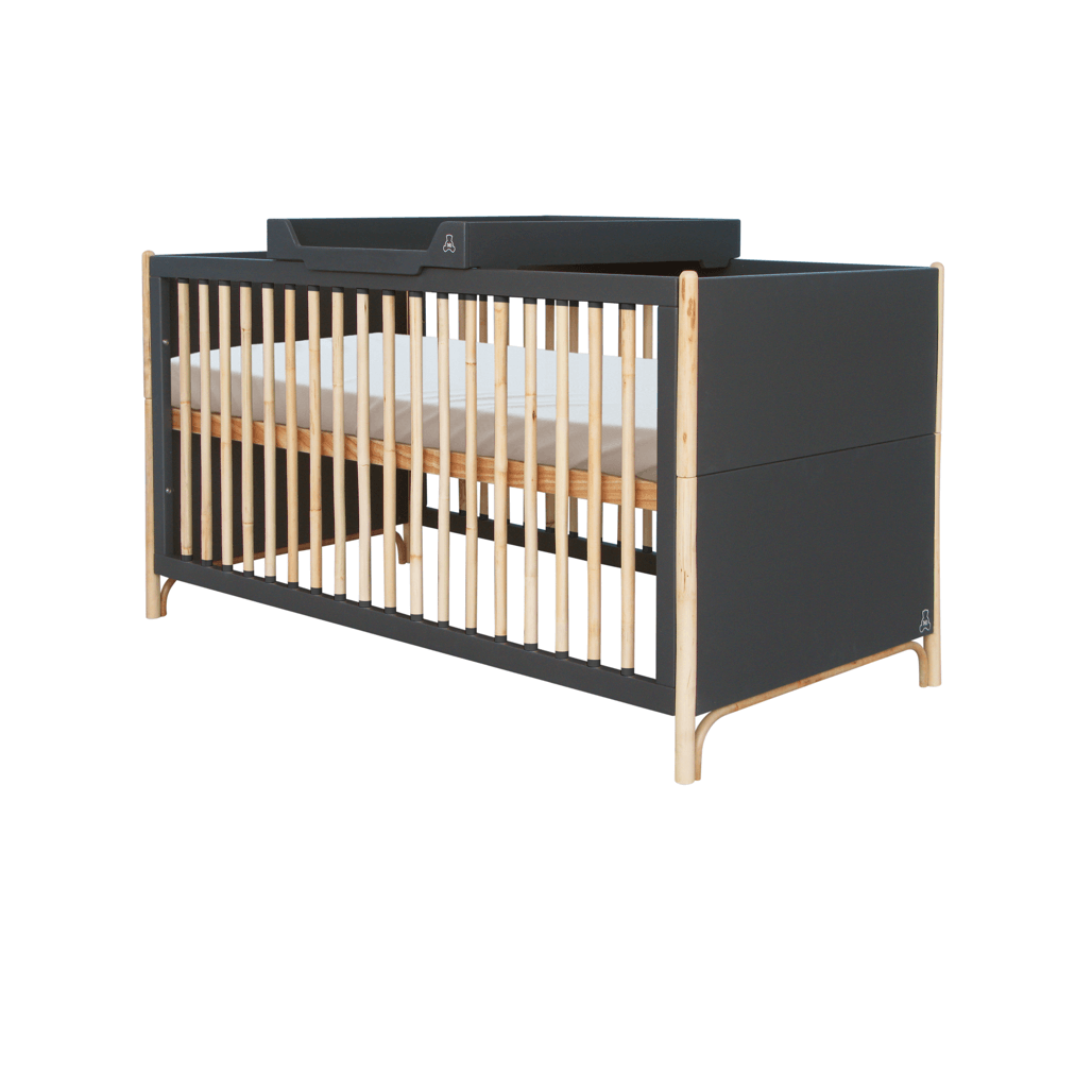 Oceane Evolutive Bed Cannes 70 x 140 - Ardoise image 2