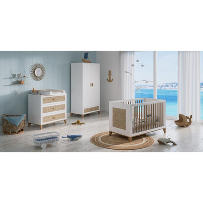 Nami Wardrobe Rattan - Neige image 6