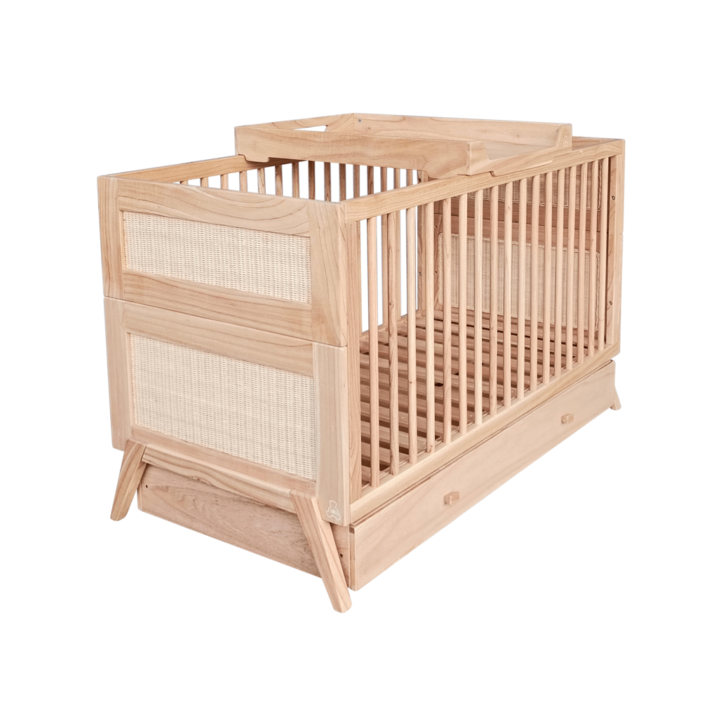 MARELIA BOIS Evolutive Bed 70X140 - Natural image 14