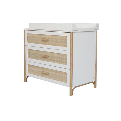 Oceania Rattan Cannes Chest of drawer - Neige image 6