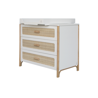 Oceania Rattan Cannes Chest of drawer - Neige image 5
