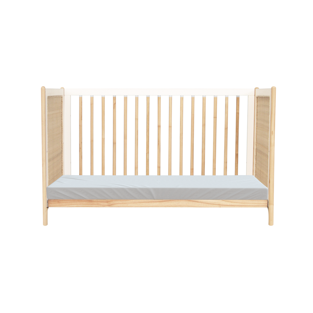Oceania Rattan Evolutive Bed 60 x 120 - Neige image 5