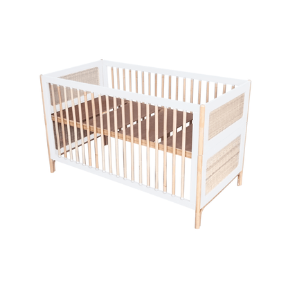 Oceania Rattan Evolutive Bed 70 x 140 - Neige image 2