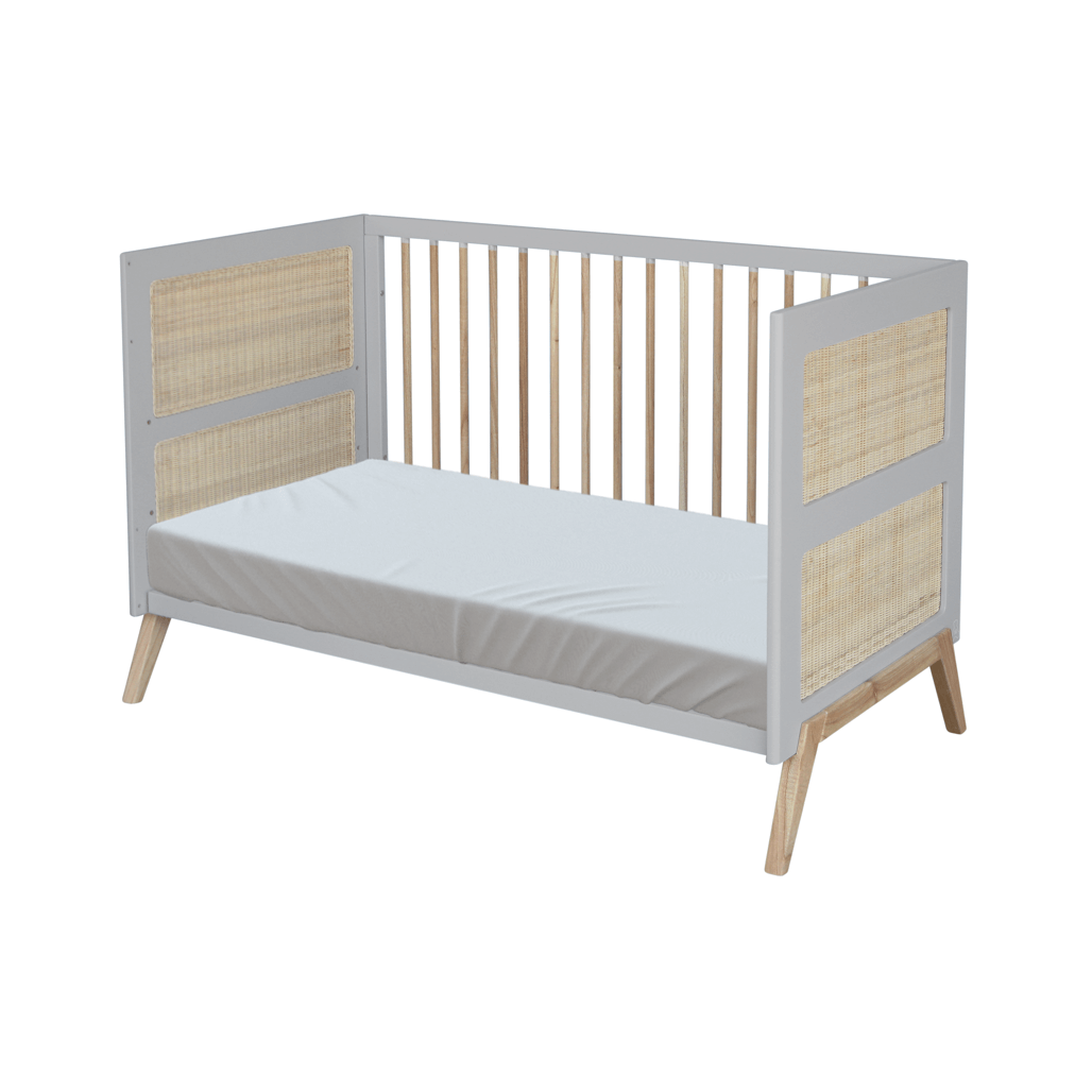 Marelia Multi-Evolutive Bed Rattan 70 x 140 - Moon image 6