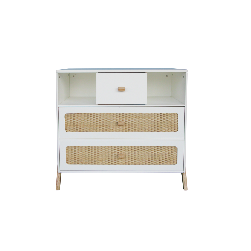 Marelia Chest of Drawer Rattan - Neige image 4