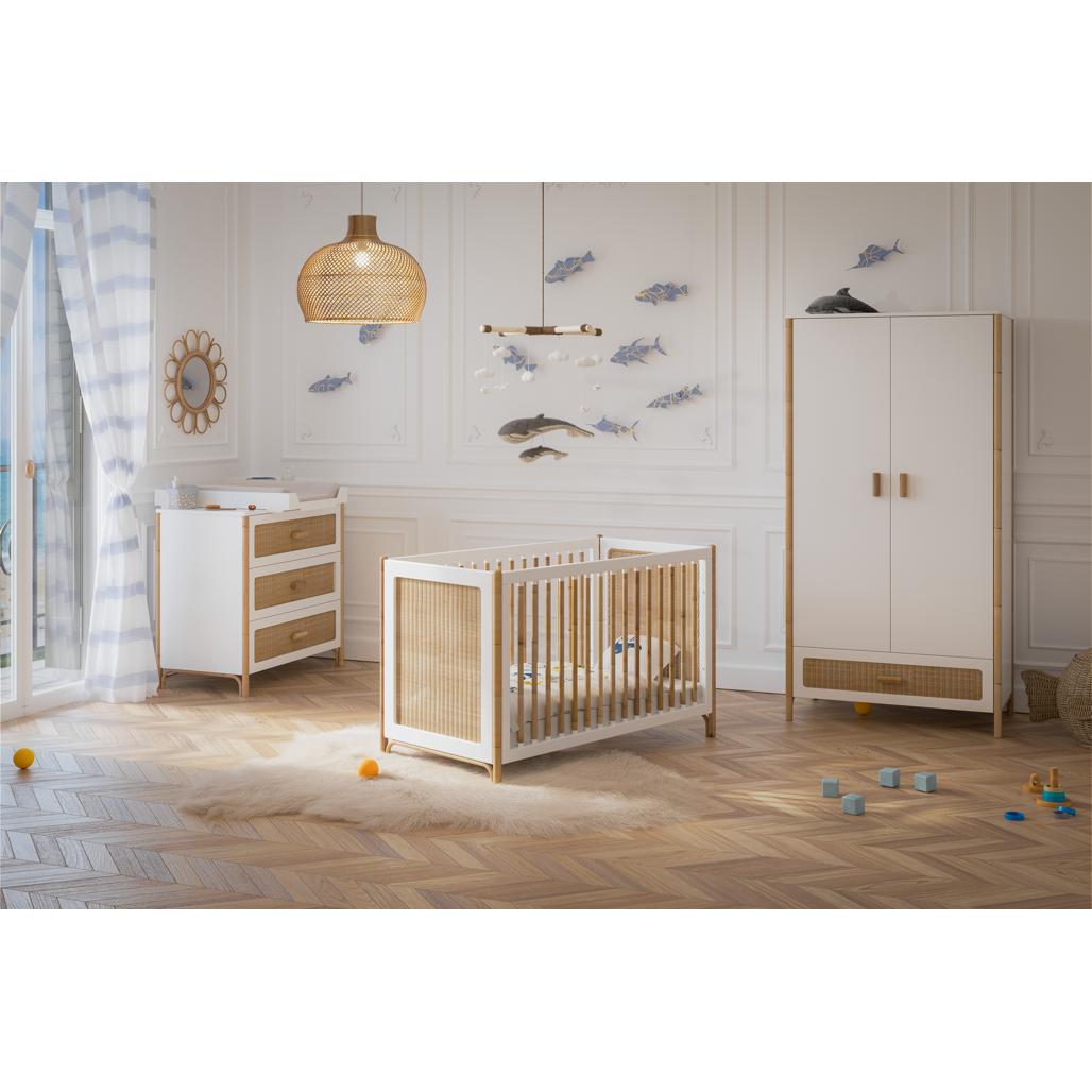 Oceania Rattan Cannes Chest of drawer - Neige image 12