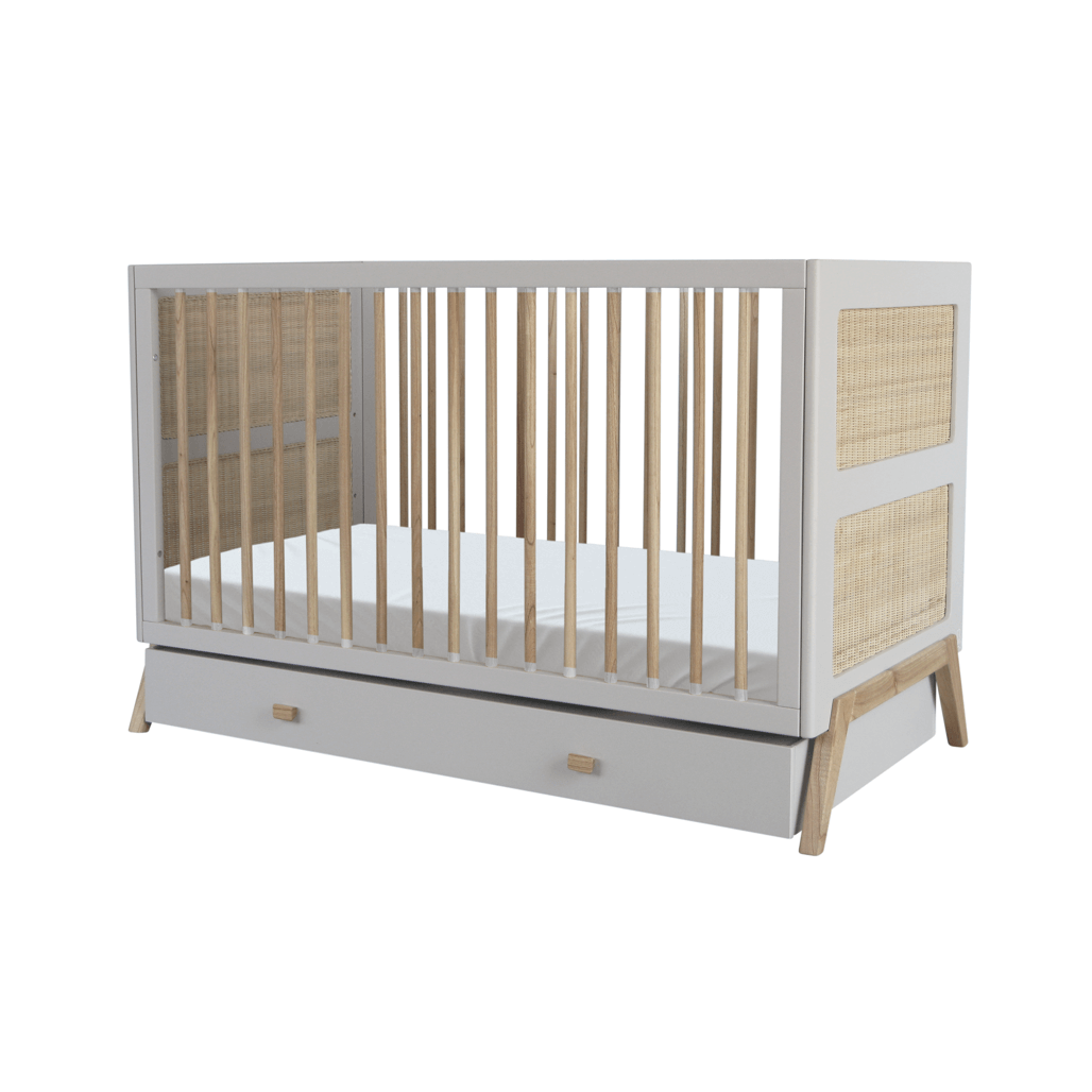 Marelia Multi-Evolutive Bed Rattan 70 x 140 - Moon image 15