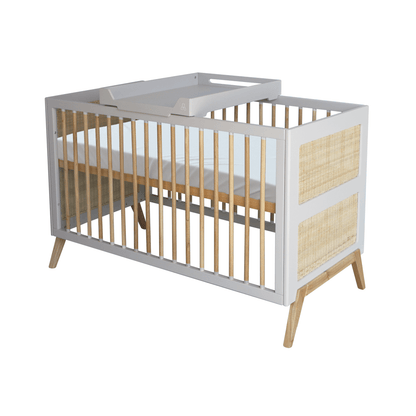 Marelia Multi-Evolutive Bed Rattan 70 x 140 - Moon image 4