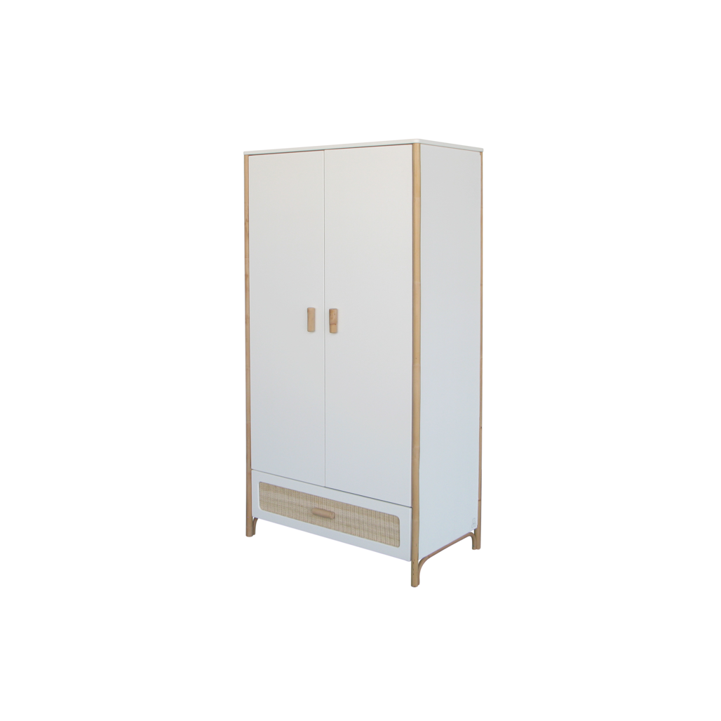 Oceania Wardrobe Rattan Cannes - Neige image 1