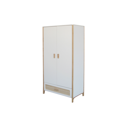 Oceania Wardrobe Rattan Cannes - Neige image 1