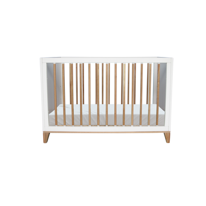 Nami Evolutive Bed Rattan 60 x 120 - Neige image 1