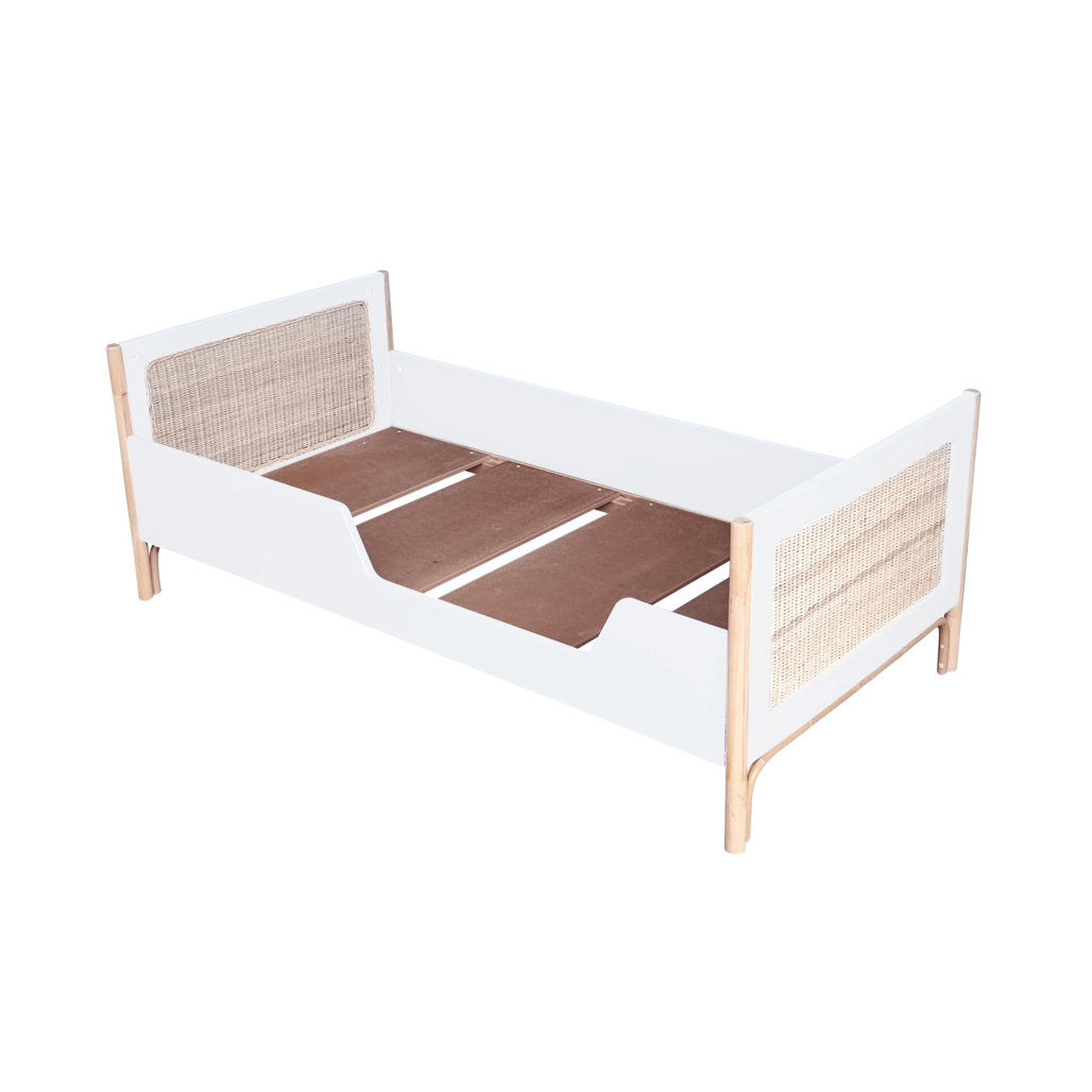 Oceania Rattan Evolutive Bed 70 x 140 - Neige image 6
