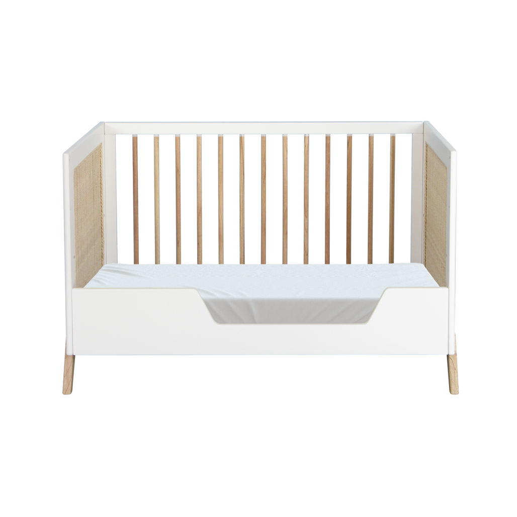 Marelia Evolutive Bed Rattan 60 x 120 - Neige image 9