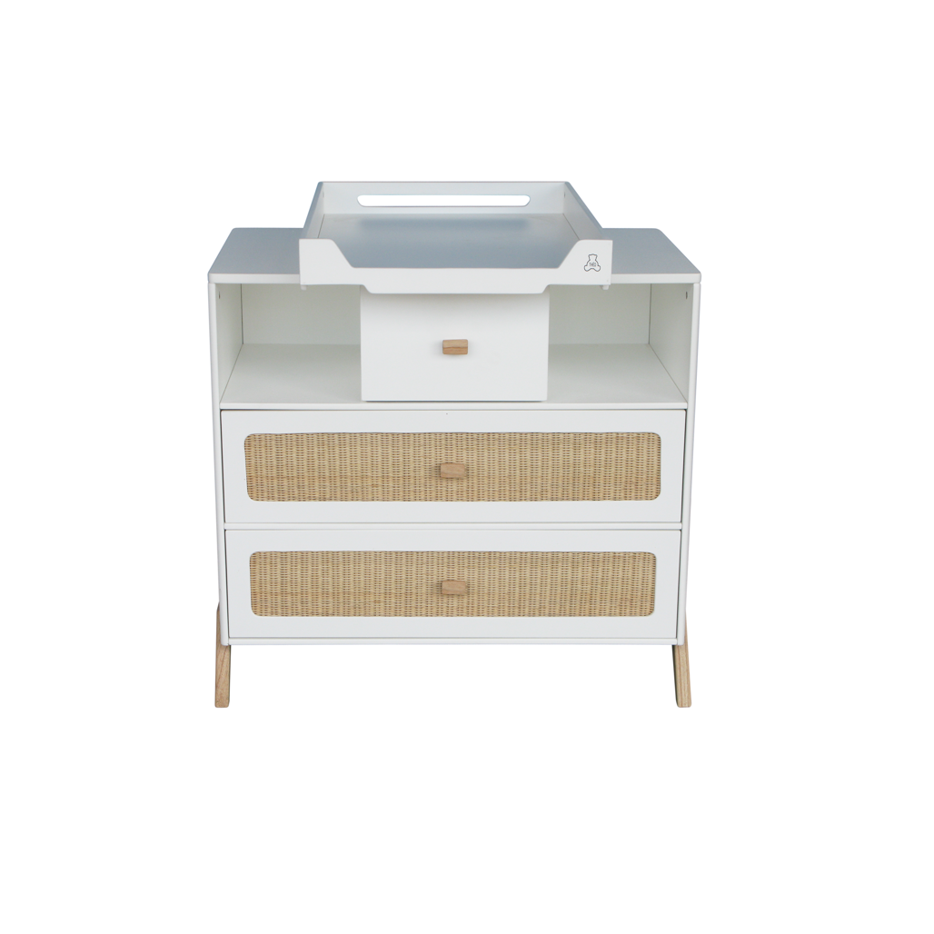 Marelia Chest of Drawer Rattan - Neige image 7