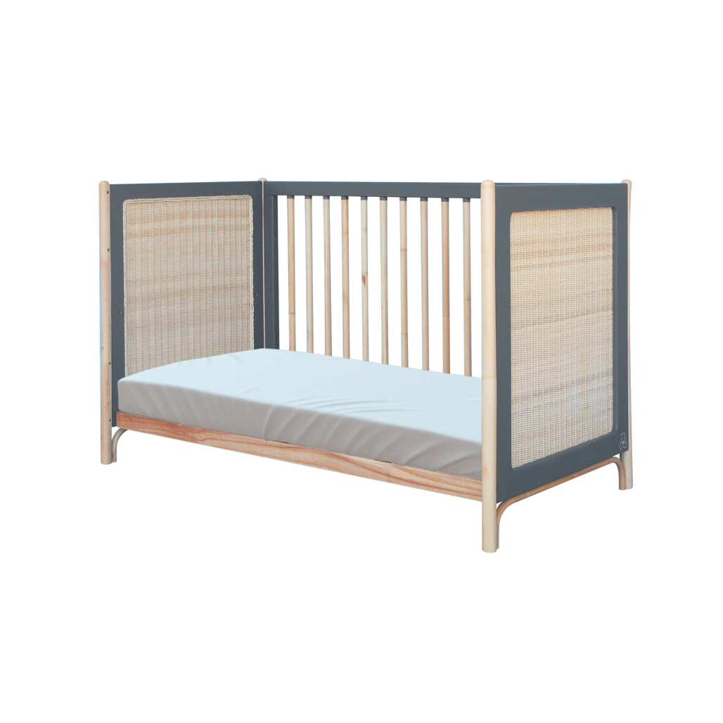 Oceania Rattan Evolutive Bed 60 x 120 - Silex image 8